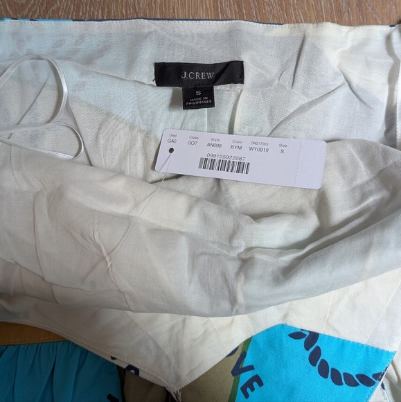 NWT J. Crew Halter top in Ratti Sail Away Print - Picture 3 of 3